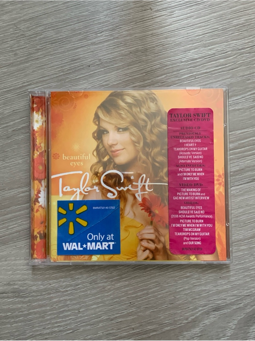 *RARE* Taylor Swift - Beautiful Eyes Original CD 2008 (Opened)